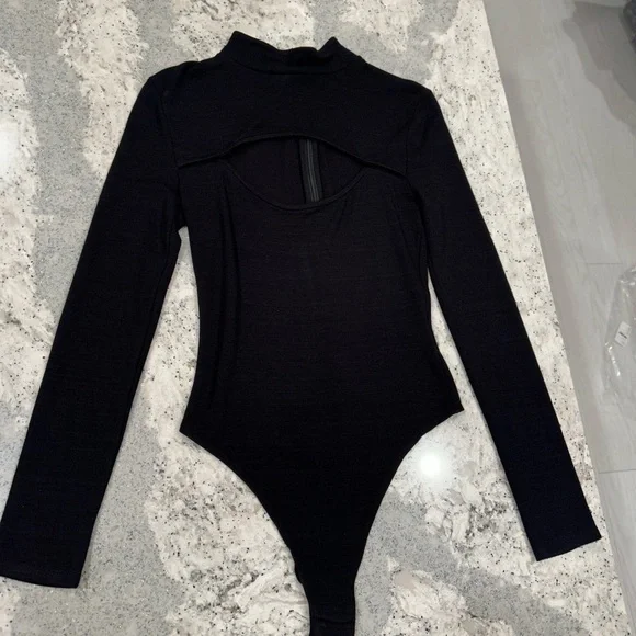 Michael Costello x REVOLVE Evelyn Bodysuit in Black Size Small - Picture 8 of 9